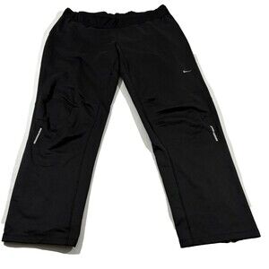 Nike Dri Fit Element Pants Womens Black Thermal Running Athletic 425023-010 Sz L